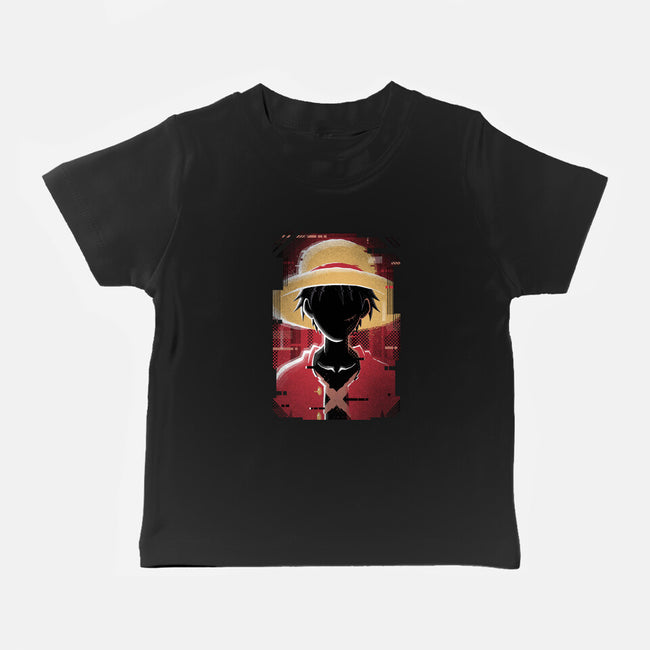 Luffy Glitch-baby basic tee-danielmorris1993