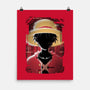Luffy Glitch-none matte poster-danielmorris1993