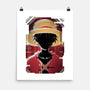 Luffy Glitch-none matte poster-danielmorris1993