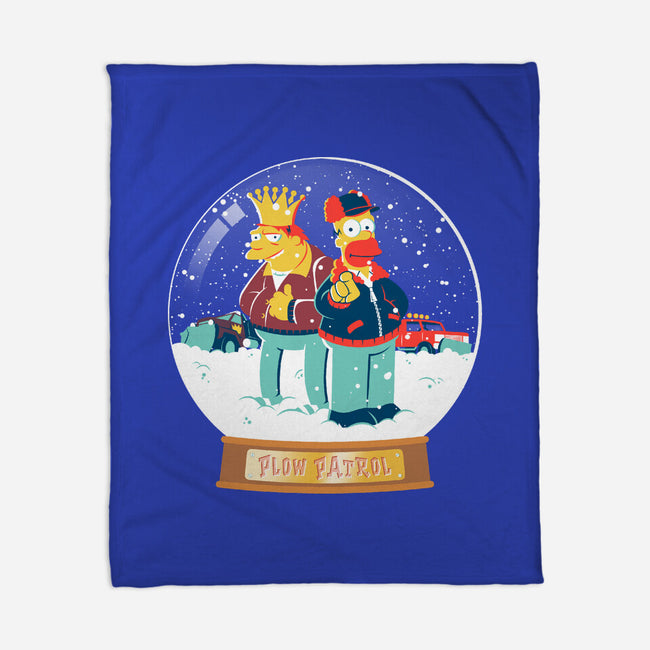 Plow Patrol-none fleece blanket-se7te