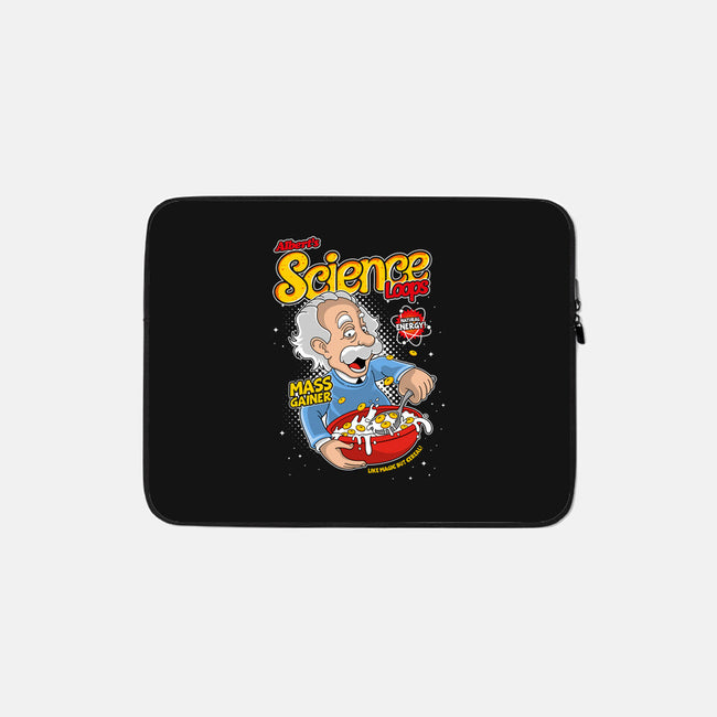 Science Loops-none zippered laptop sleeve-retrodivision