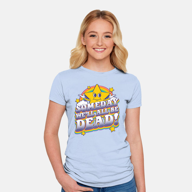 Someday-womens fitted tee-RoboMega