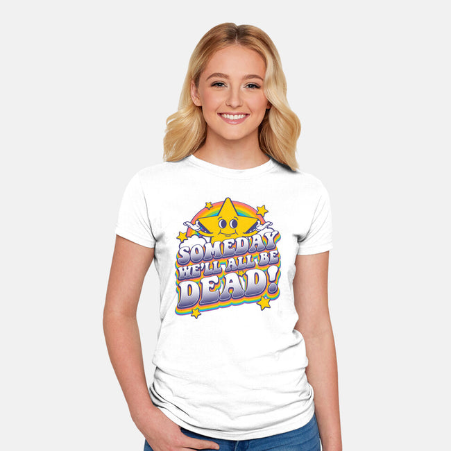 Someday-womens fitted tee-RoboMega