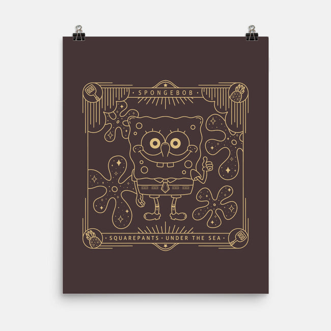 Sponge Under The Sea-none matte poster-Loreley Panacoton