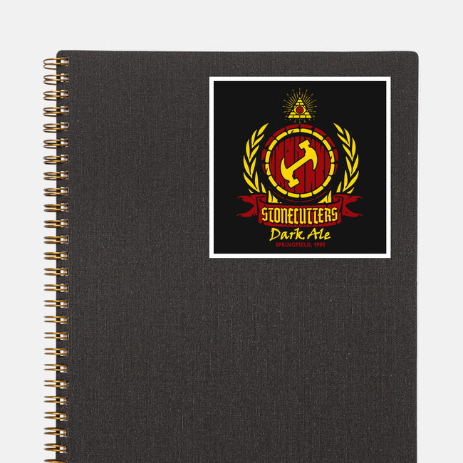 Stonecutters Dark Ale-none glossy sticker-dalethesk8er