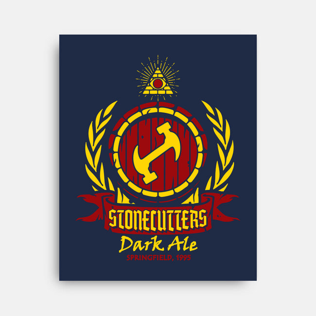 Stonecutters Dark Ale-none stretched canvas-dalethesk8er