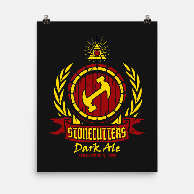 Stonecutters Dark Ale-none matte poster-dalethesk8er