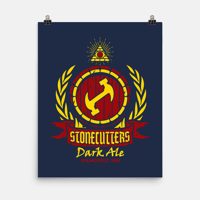 Stonecutters Dark Ale-none matte poster-dalethesk8er