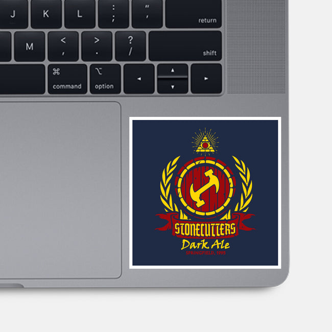 Stonecutters Dark Ale-none glossy sticker-dalethesk8er