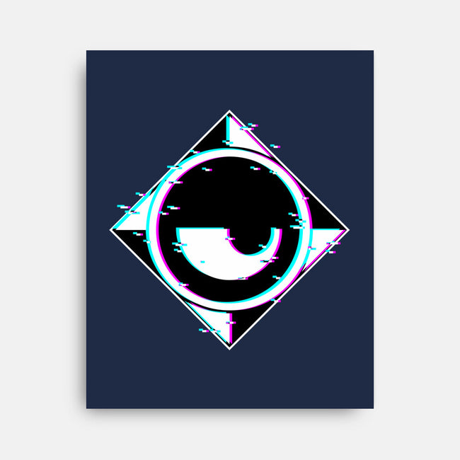 Strix Glitch-none stretched canvas-spoilerinc