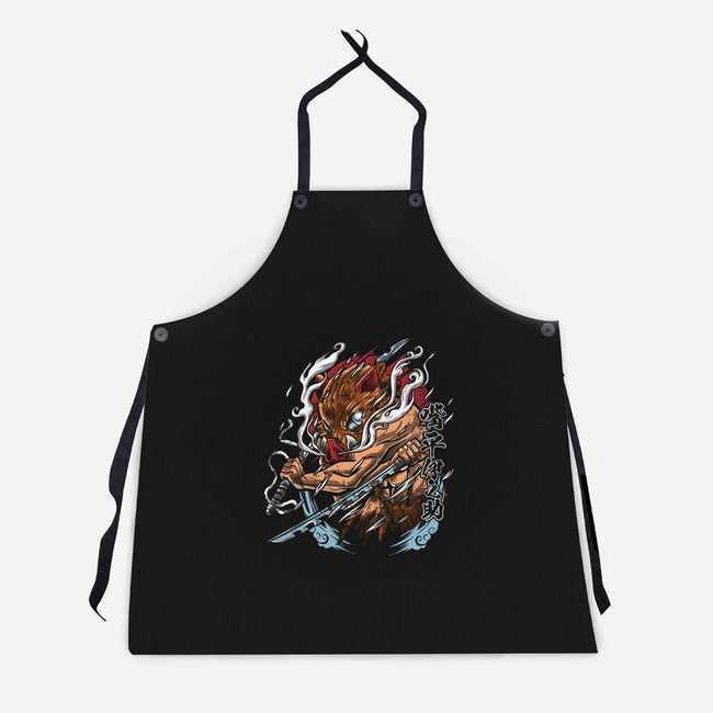 The Blades Of Inosuke-unisex kitchen apron-Knegosfield