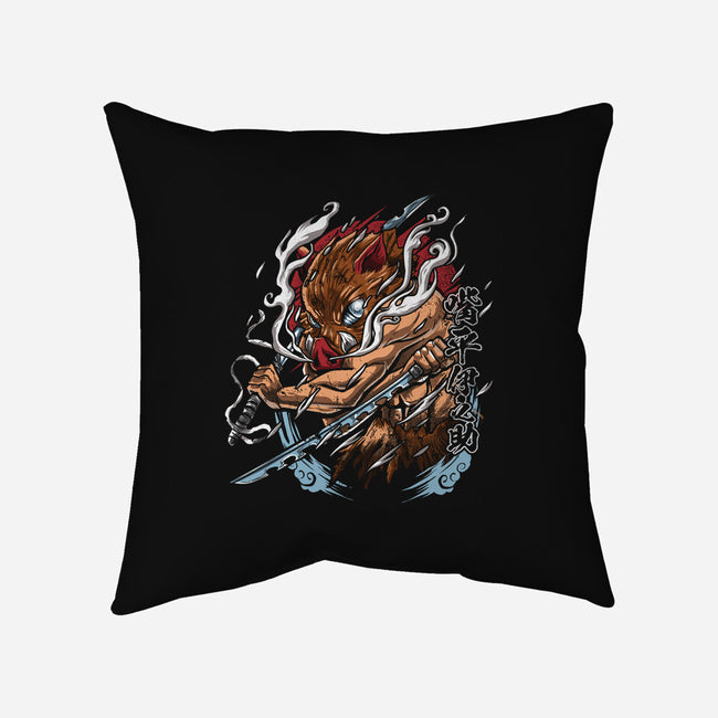 The Blades Of Inosuke-none removable cover w insert throw pillow-Knegosfield
