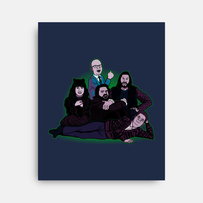 The Shadows Club-none stretched canvas-jasesa