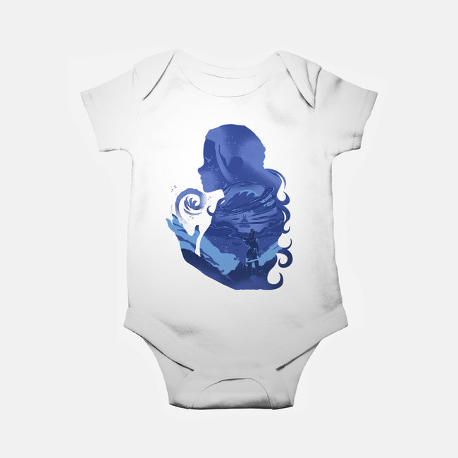 Water Loves Air-baby basic onesie-RamenBoy
