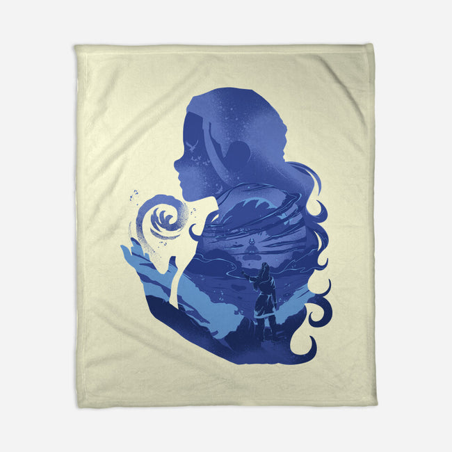 Water Loves Air-none fleece blanket-RamenBoy