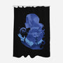 Water Loves Air-none polyester shower curtain-RamenBoy
