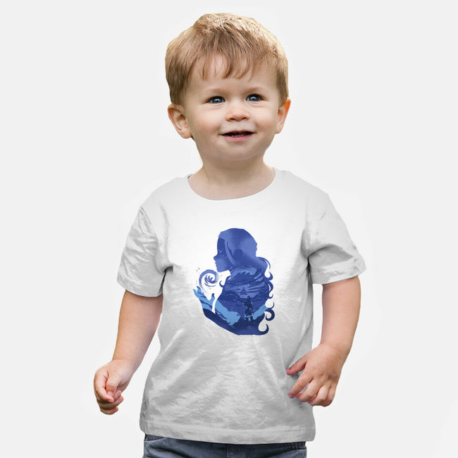 Water Loves Air-baby basic tee-RamenBoy