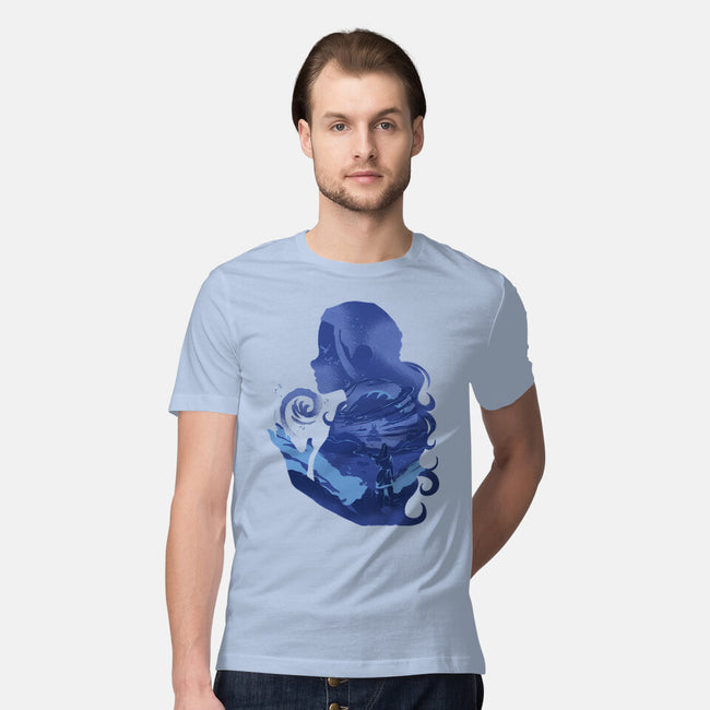 Water Loves Air-mens premium tee-RamenBoy