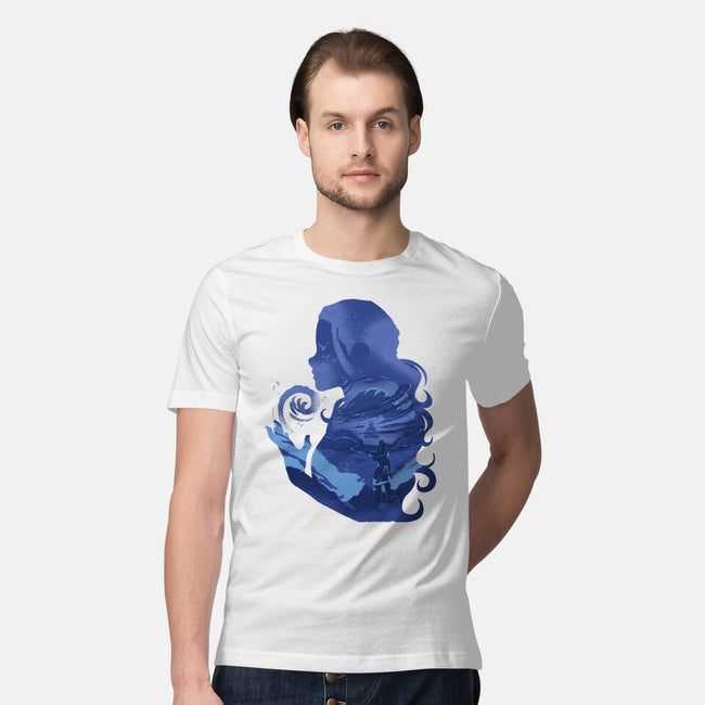 Water Loves Air-mens premium tee-RamenBoy