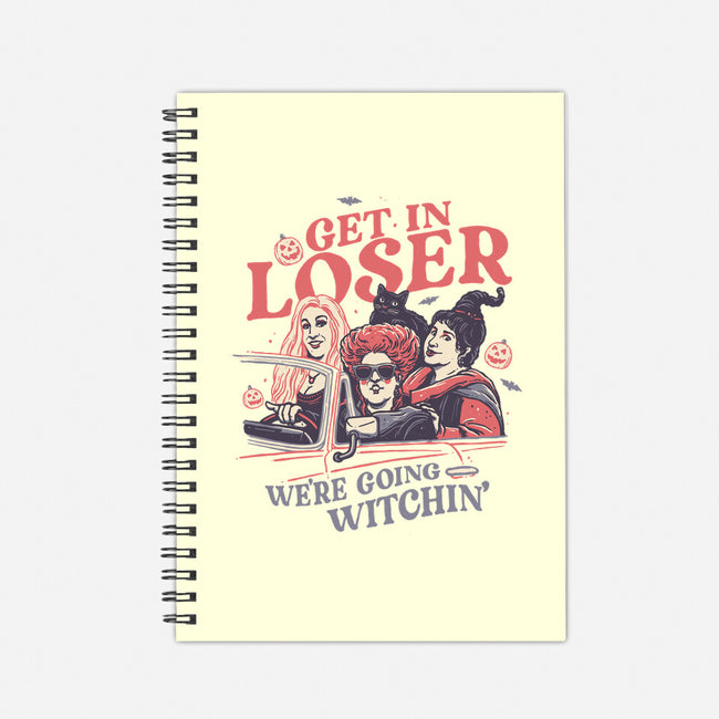 We're Going Witchin-none dot grid notebook-momma_gorilla