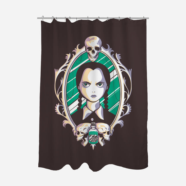 Child Of Evil-none polyester shower curtain-Douglasstencil