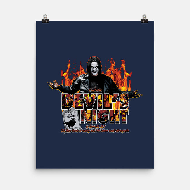 Devil's Night In Detroit-none matte poster-goodidearyan