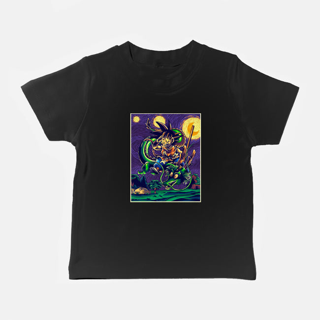 Starry Dragon-baby basic tee-Gomsky