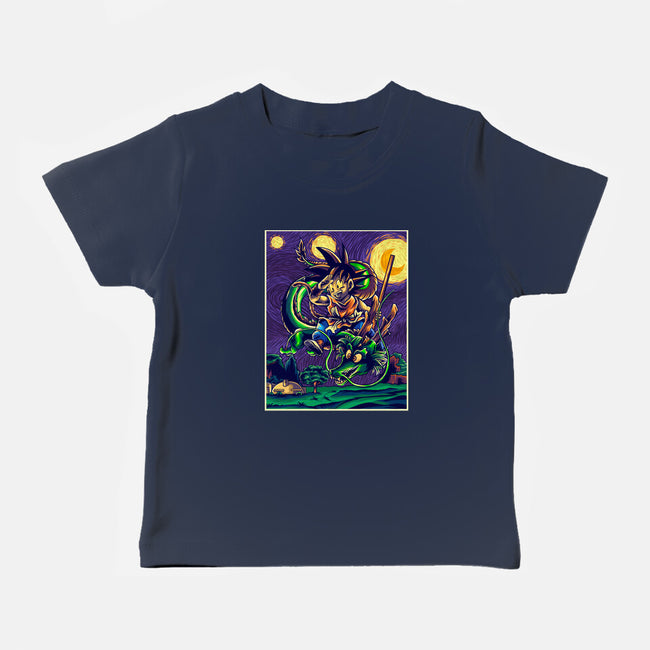 Starry Dragon-baby basic tee-Gomsky