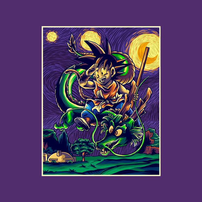 Starry Dragon-none stretched canvas-Gomsky