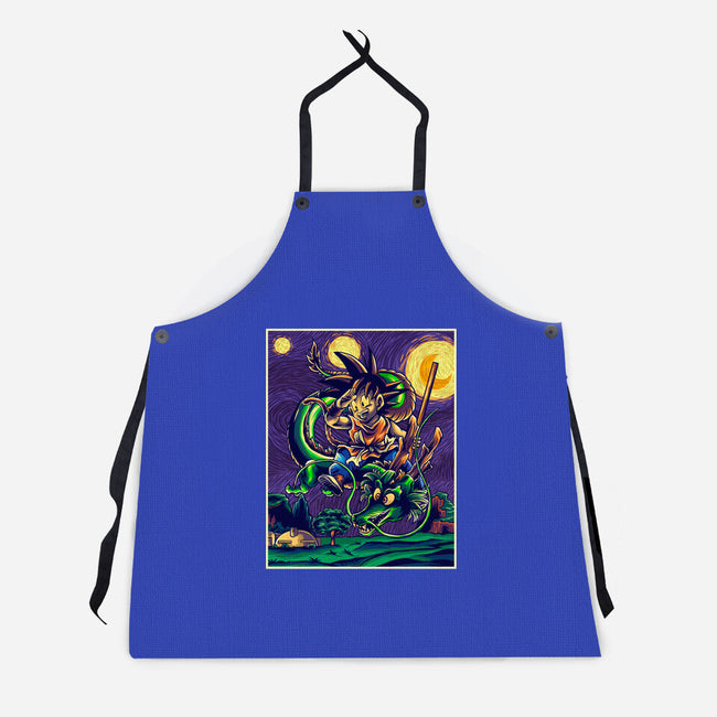 Starry Dragon-unisex kitchen apron-Gomsky