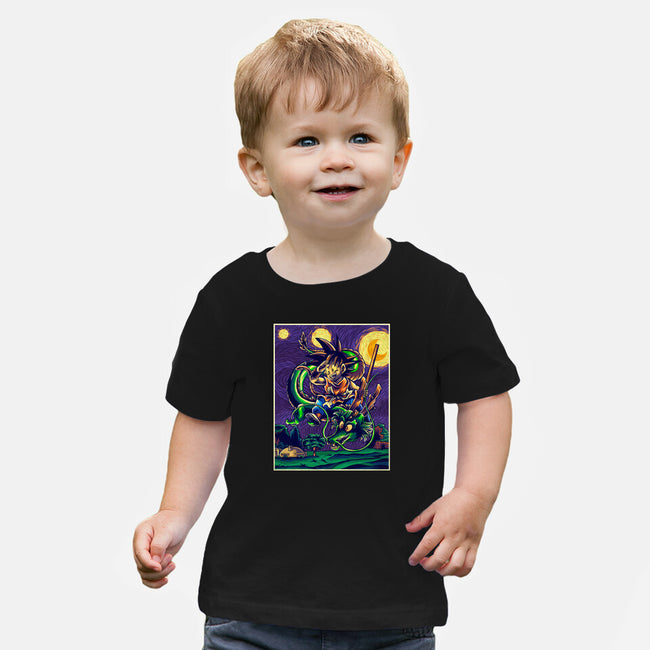Starry Dragon-baby basic tee-Gomsky