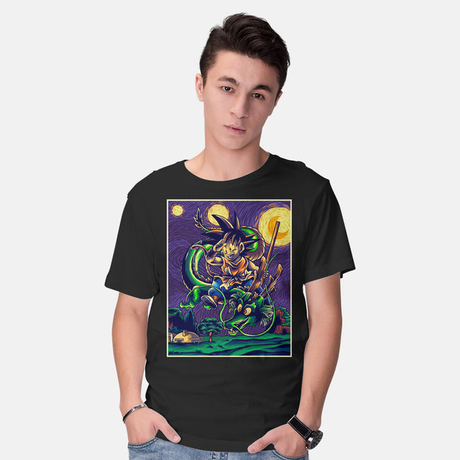 Starry Dragon-mens basic tee-Gomsky