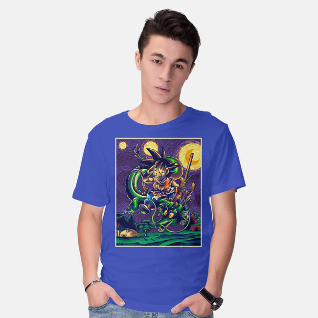 Starry Dragon-mens basic tee-Gomsky