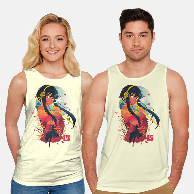 Yor Ukiyo E-unisex basic tank-dandingeroz