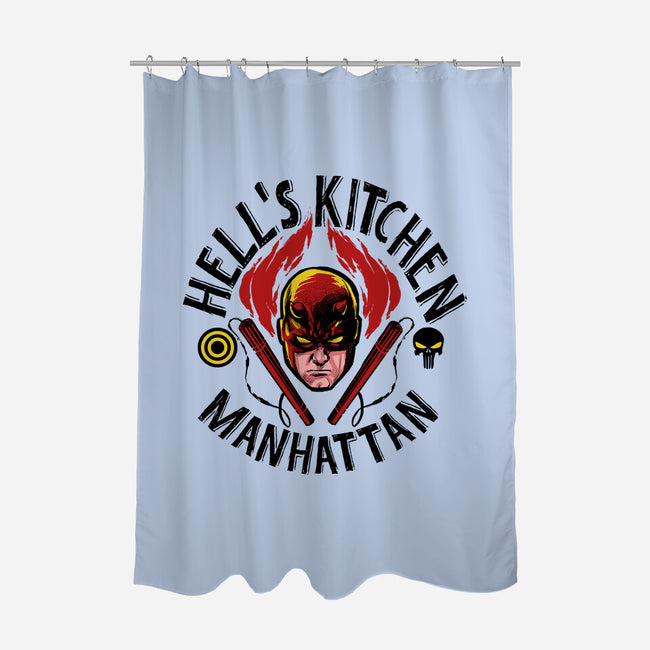 Hell's Kitchen-none polyester shower curtain-zascanauta