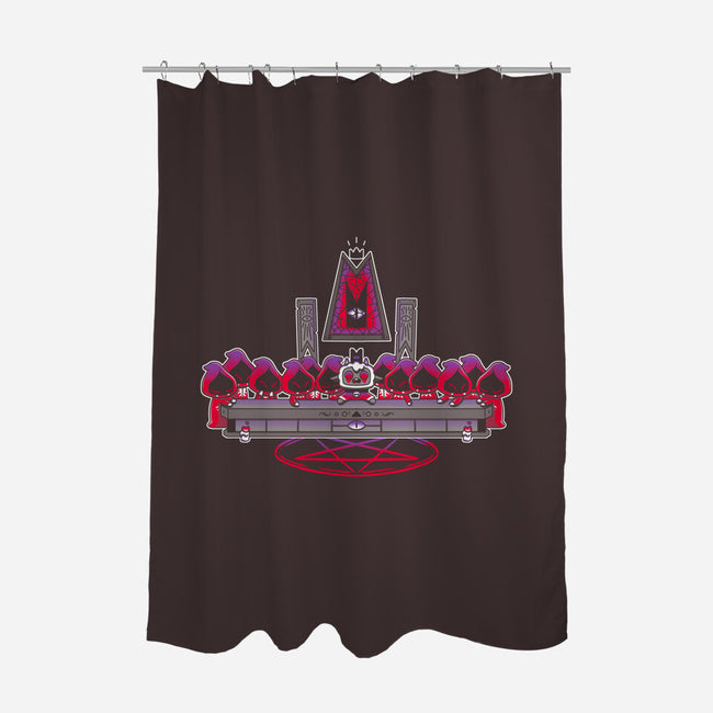 The Last Cult-none polyester shower curtain-paulagarcia