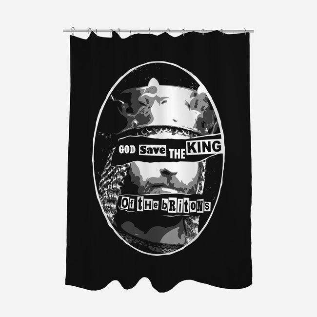 Holy Pistols-none polyester shower curtain-retrodivision