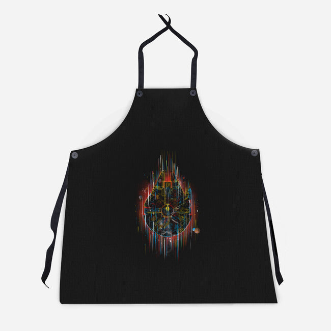 The Neon Falcon-unisex kitchen apron-kharmazero