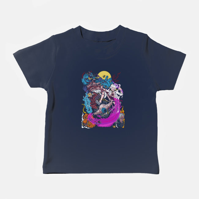 Wano Fights-baby basic tee-Genesis993