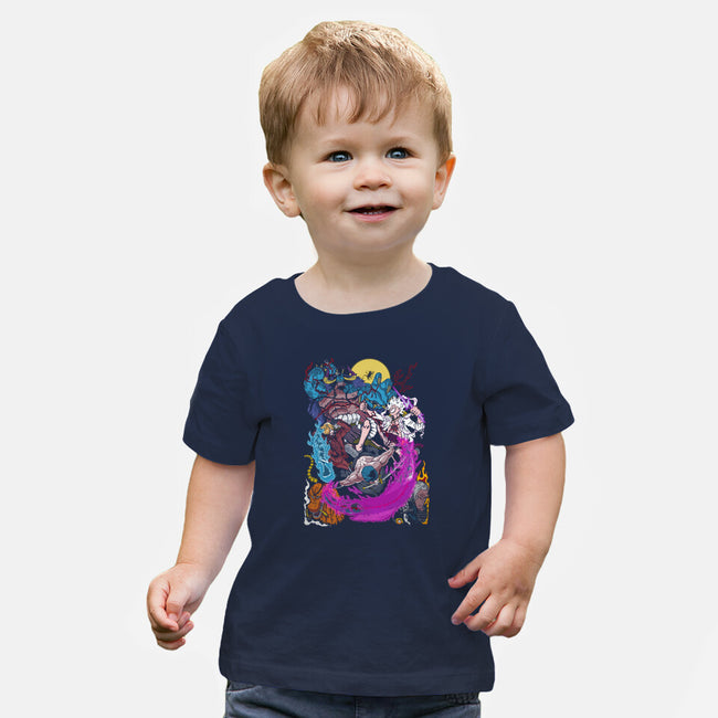 Wano Fights-baby basic tee-Genesis993