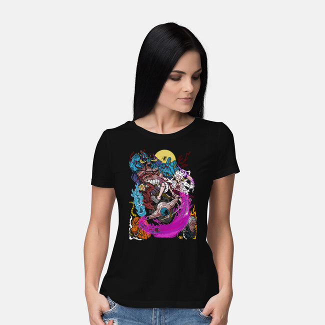 Wano Fights-womens basic tee-Genesis993