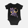 The Moon Cat-baby basic onesie-Douglasstencil