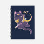 The Moon Cat-none dot grid notebook-Douglasstencil