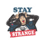Stay Strange-none polyester shower curtain-turborat14