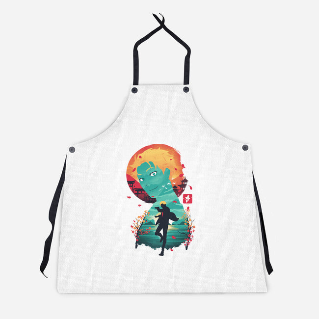 Loid Ukiyo E-unisex kitchen apron-dandingeroz