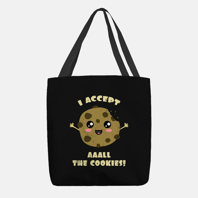I Accept All The Cookies-none basic tote bag-BridgeWalker
