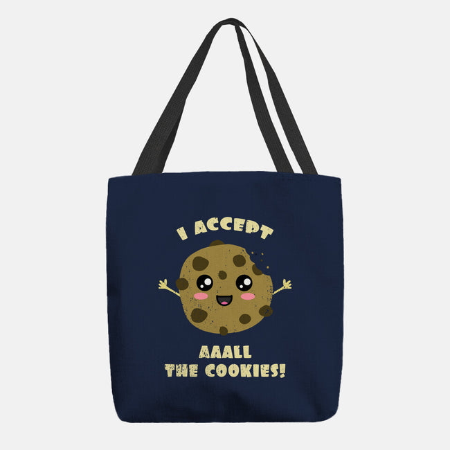 I Accept All The Cookies-none basic tote bag-BridgeWalker
