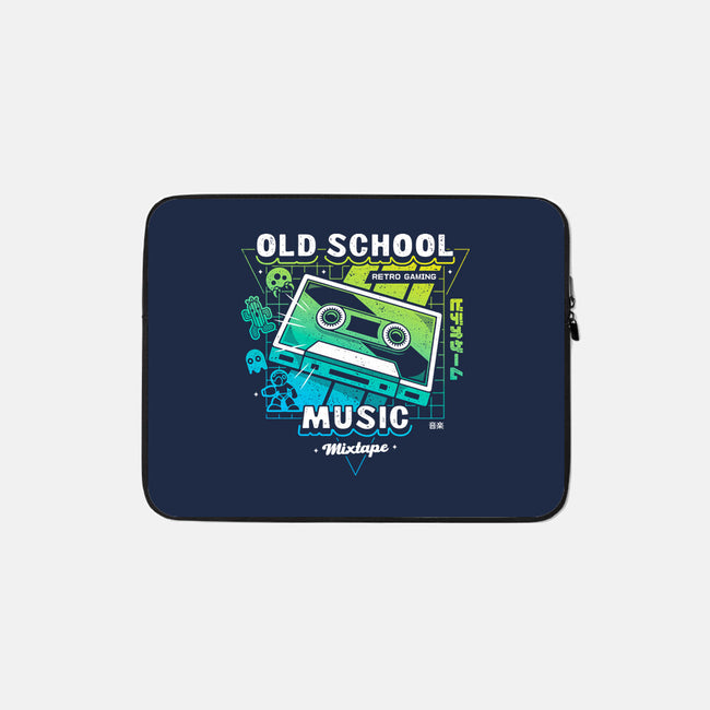 Retro Gaming Music-none zippered laptop sleeve-Logozaste