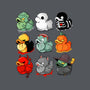 Halloween Duck-none glossy sticker-Vallina84
