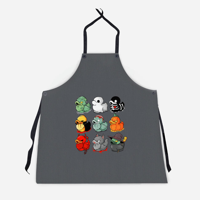 Halloween Duck-unisex kitchen apron-Vallina84